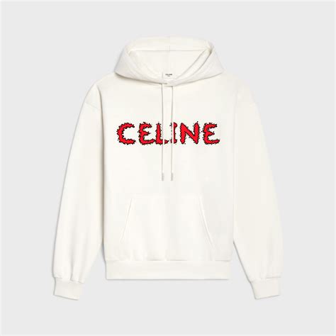 red celine sweatshirt|celine hoodie and sweatpants.